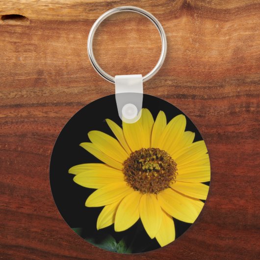 Schlüsselanhänger - markante Sonnenblume (Vorderseite)