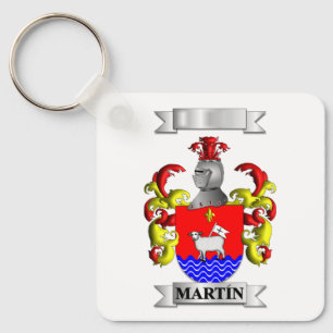 Schlüsselanhänger Martin Nachname und Wappen