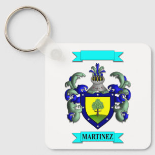 Schlüsselanhänger Martinez Nachname und Schild