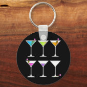 Schlüsselanhänger - Martinis geht, geht, GONE (Vorderseite)