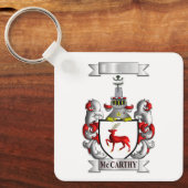 Schlüsselanhänger McCarthy Nachname und Schild (Vorderseite)