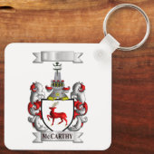 Schlüsselanhänger McCarthy Nachname und Schild (Rückseite)