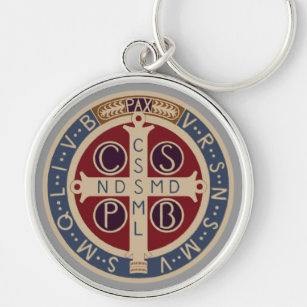 Schlüsselanhänger, Medaille St. Benedict Schlüsselanhänger