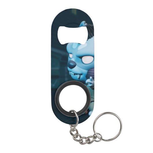 Schlüsselanhänger Mini Flaschenöffner (Rückseite)