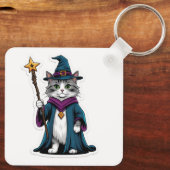 Schlüsselanhänger Mini-Zauberkatze mit magischem S (Rückseite)