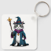Schlüsselanhänger Mini-Zauberkatze mit magischem S (Rückseite)