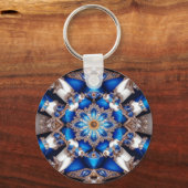 Schlüsselanhänger mit argentinischem Farbdesign (Vorderseite)