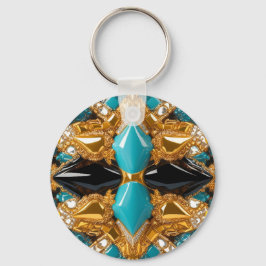 Schlüsselanhänger mit Bahamas-Farbdesign