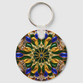 Schlüsselanhänger mit brasilianischem Farbdesign (Rückseite)