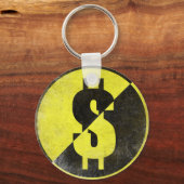 Schlüsselanhänger mit Cooler anarcho-kapitalistisc (Vorderseite)