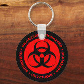 Schlüsselanhänger mit dem Symbol für rote und schw (Vorderseite)