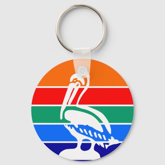 Schlüsselanhänger mit der Fahne St. Petersburgs (Vorderseite)