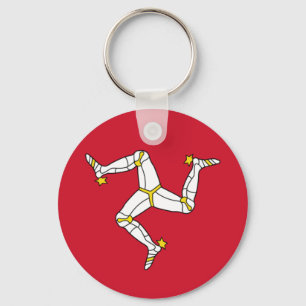 Schlüsselanhänger mit der Flagge der Insel Man, Ve