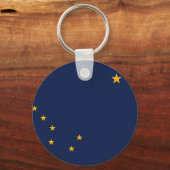 Schlüsselanhänger mit der Flagge des Staat Alaska (Vorderseite)