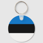 Schlüsselanhänger mit der Flagge Estlands (Vorderseite)