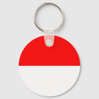 Schlüsselanhänger mit der Flagge Indonesiens