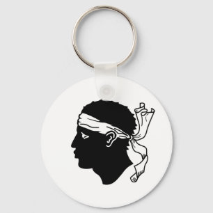 Schlüsselanhänger mit der Flagge Korsikas, Frankre