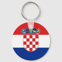 Schlüsselanhänger mit der Flagge Kroatiens