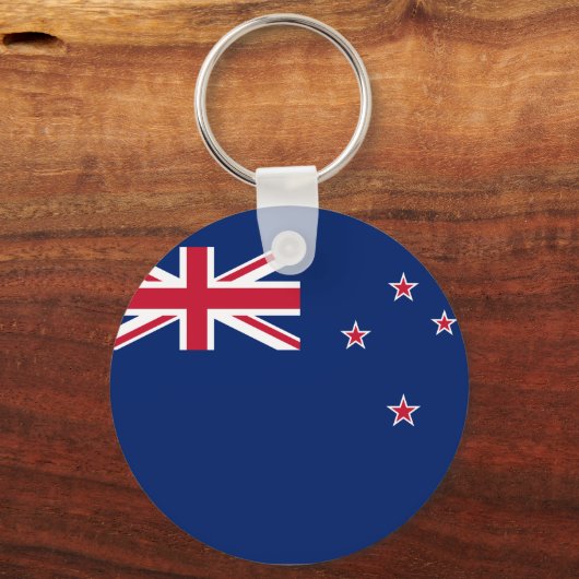 Schlüsselanhänger mit der Flagge Neuseelands (Rückseite)