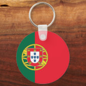 Schlüsselanhänger mit der Flagge Portugals (Vorderseite)