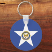 Schlüsselanhänger mit der Flagge von Houston City, (Vorderseite)