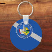 Schlüsselanhänger mit der Flagge von Las Vegas Cit (Vorderseite)