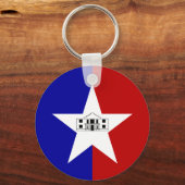 Schlüsselanhänger mit der Flagge von San Antonio C (Vorderseite)