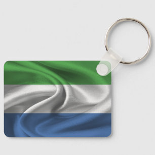 Schlüsselanhänger mit der Flagge von Sierra Leone
