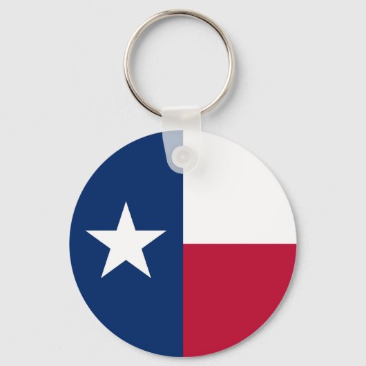 Schlüsselanhänger mit der Flagge von Texas Staat (Vorderseite)
