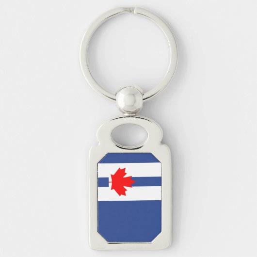 Schlüsselanhänger mit der Flagge von Toronto (Vorderseite)