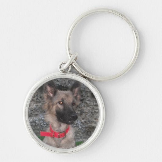 Schlüsselanhänger mit deutschem Schäferhund (Vorne)