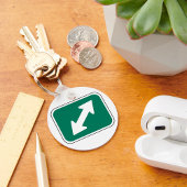 Schlüsselanhänger mit doppelter Richtung