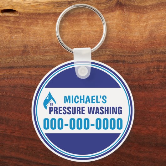 Schlüsselanhänger mit Druckwaschung (Vorderseite)