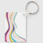 Schlüsselanhänger mit einem glücklichen Mädchen un (Rückseite)