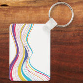 Schlüsselanhänger mit einem glücklichen Mädchen un (Rückseite)