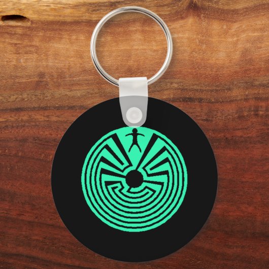Schlüsselanhänger ~mit einem Labyrinth-Labyrinth (Vorderseite)
