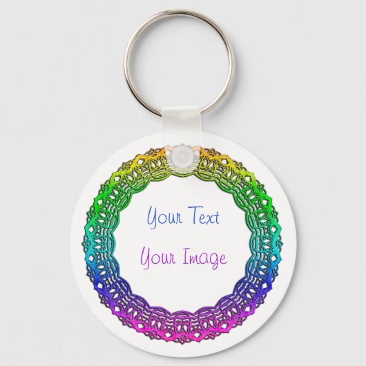 Schlüsselanhänger mit einer Spitzentechnik wie meh (Vorderseite)