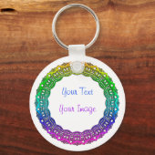 Schlüsselanhänger mit einer Spitzentechnik wie meh (Vorderseite)