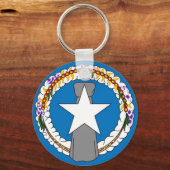 Schlüsselanhänger mit Fahne auf den nördlichen Mar (Vorderseite)