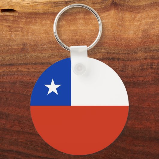 Schlüsselanhänger mit Flagge des Chilen (Vorderseite)