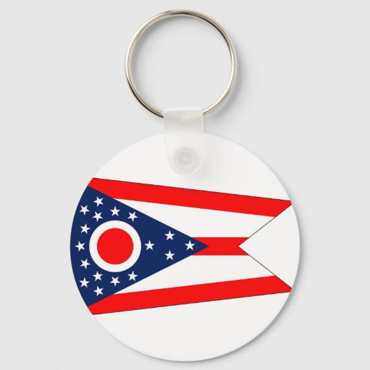 Schlüsselanhänger mit Flagge des Ohio-Staat (Vorderseite)