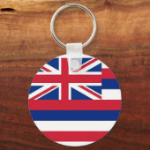 Schlüsselanhänger mit Flagge des Staat Hawaii (Vorderseite)