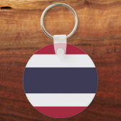 Schlüsselanhänger mit Flagge Thailands (Vorderseite)