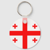 Schlüsselanhänger mit georgischer Flagge (Rückseite)
