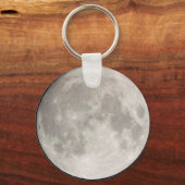 Schlüsselanhänger mit grauem Mond (Vorderseite)