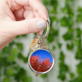 Schlüsselanhänger mit Herbst-Foto (Hand)
