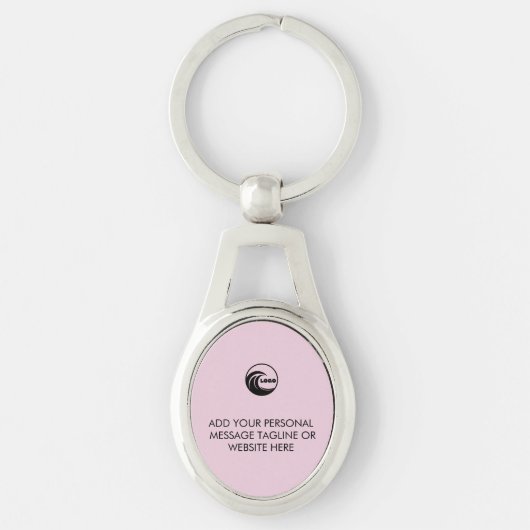 Schlüsselanhänger mit individuellem Firmenlogo (Vorderseite)