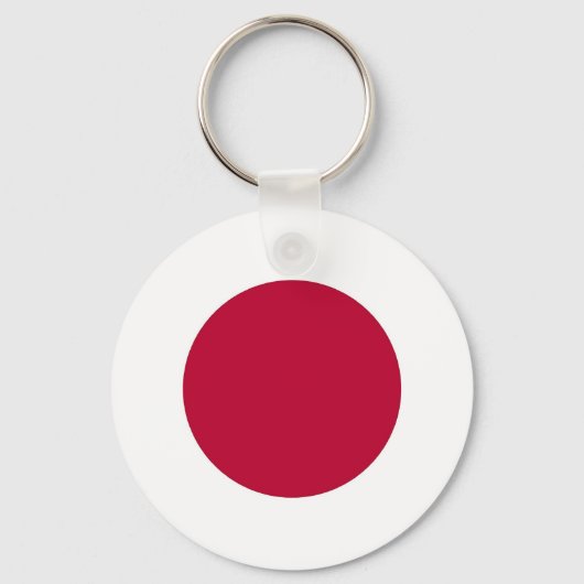 Schlüsselanhänger mit japanischer Flagge (Vorderseite)