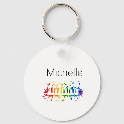 Schlüsselanhänger mit Klaviertasten für Kinder, Pi (Vorderseite)