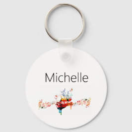 Schlüsselanhänger mit Klaviertasten für Kinder, Pi